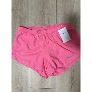 Nike Womens Tempo Modern Pink Dri Fit Elastic Waist Running Shorts Size Medium